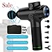 Massage Gun Deep Tissue Muscle Massager Portable Electric Pain Relief Percussion Therapy (-Black)