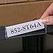 StoreSMART - Clear Plastic Shelf Tag/Label Holder - Magnetic Back - 1