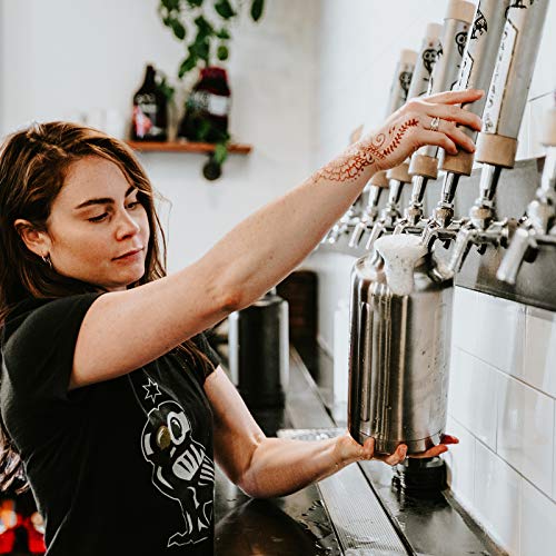 TrailKeg Half Gallon - Stainless Steel Growler for Beer - Vacuum Insulated Double Wall Design - Chrome Tap and Dual Stage CO2 Regulator - Keeps Drinks Perfectly Cold and Carbonated