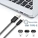 USB C Cable, USINFLY USB Type C Cable (6.6ft+10ft) 2 Pack Braided Fast Charger for Samsung Galaxy S8 Plus S8+, Moto Z/Play/Force, LG G6 G5, Nintendo Switch, Nexus 6P, Pixel XL, HTC 10 (Black)
