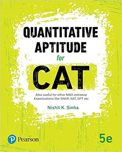 Quantitative Aptitude for CAT Quantitative Aptitude for CAT