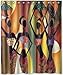 HOT design Afro American Women Shower Curtain 60