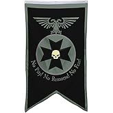 Yanbooch Black Templars Banner Flag Man Cave Bed Room Home Office Party Decor 30x50 Inch
