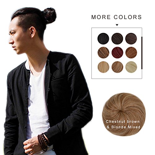Galleon Fast Hair Bun For Men Reecho Hair Extensions Chignon