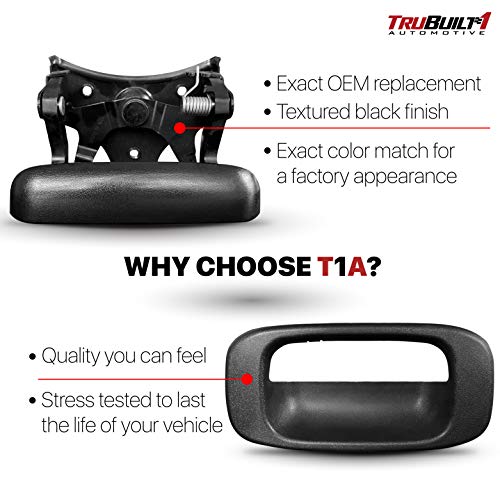 Tailgate Handle Latch and Bezel Trim with Tailgate Latch Clips Fits