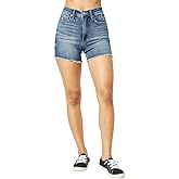 Judy Blue High Waist Tummy Control Fray Hem Shorts