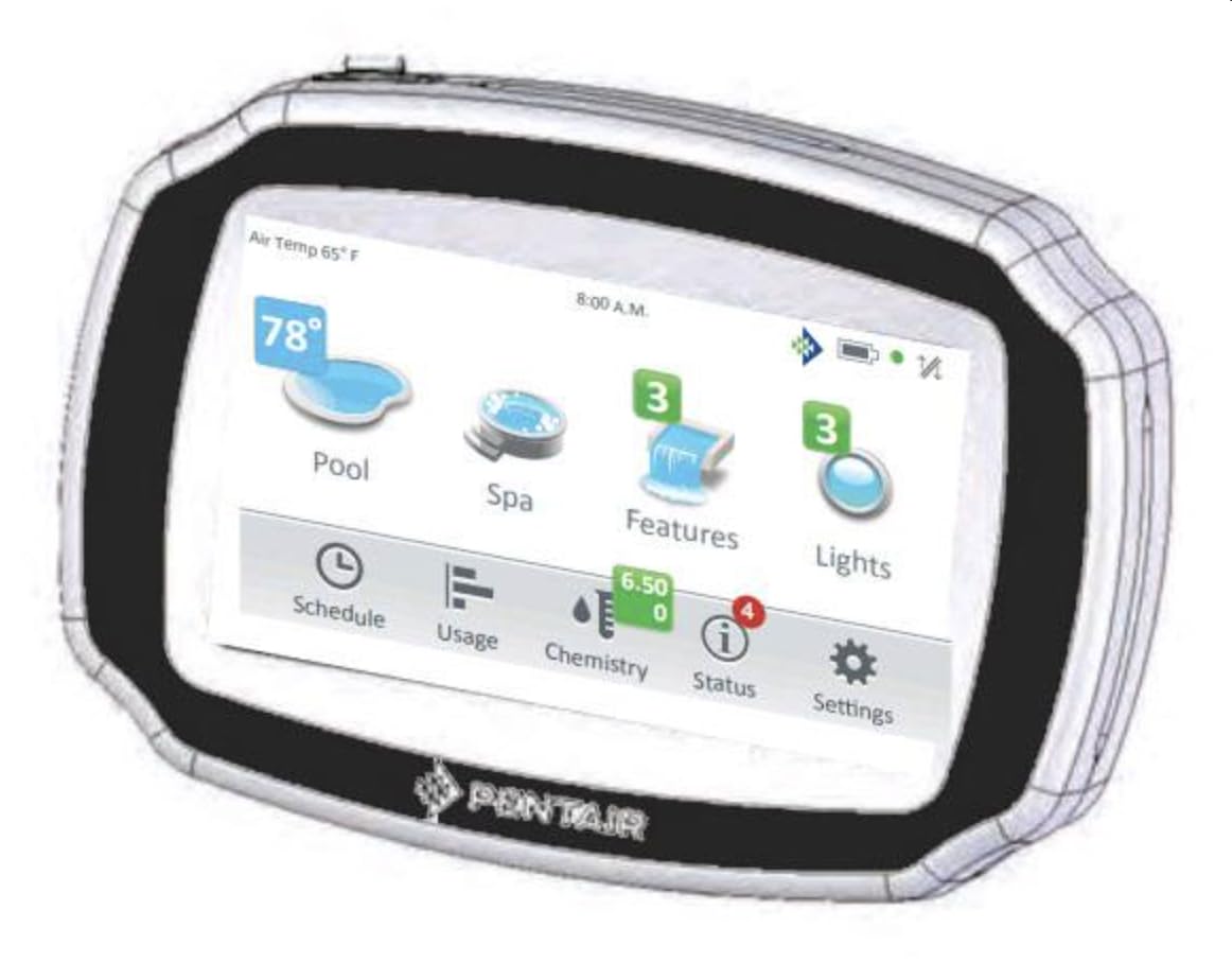 Photo 1 of ** STOCK PHOTO STYLE FOR REFERENCE ** Pentair Indoor Control Panel, IntelliCenter, Black 523059