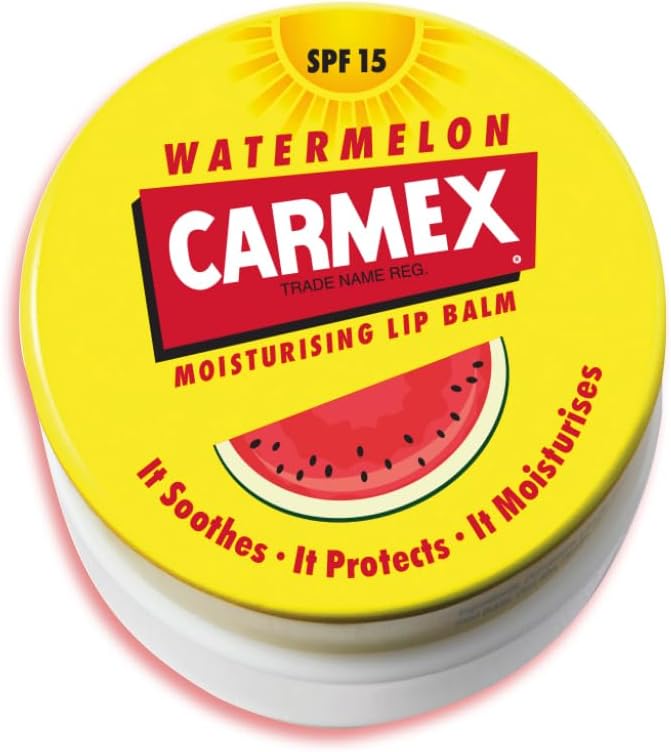 Carmex Watermelon Lip Balm Pot SPF 15 7.5 g Hydrating Lip Care