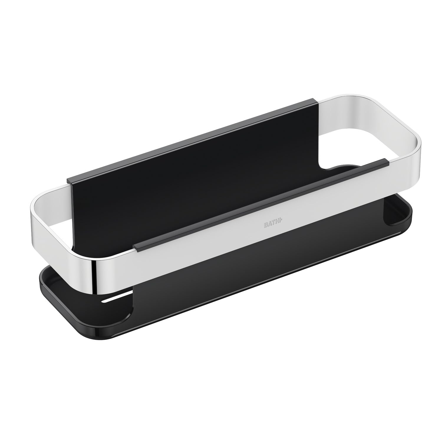 COSMIC Shower Basket Light grey Installation with Screws Measures 8.5 x 11 x 30 cm