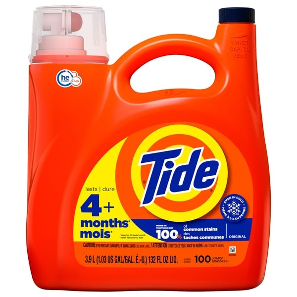 TIDE, ORIGINAL DETERGENT, 132 OUNCE