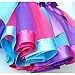 traderplus Baby Girls Colorful Layered Dance Outdoor Rainbow Tutu Skirt (Large 7-9 Years, A)