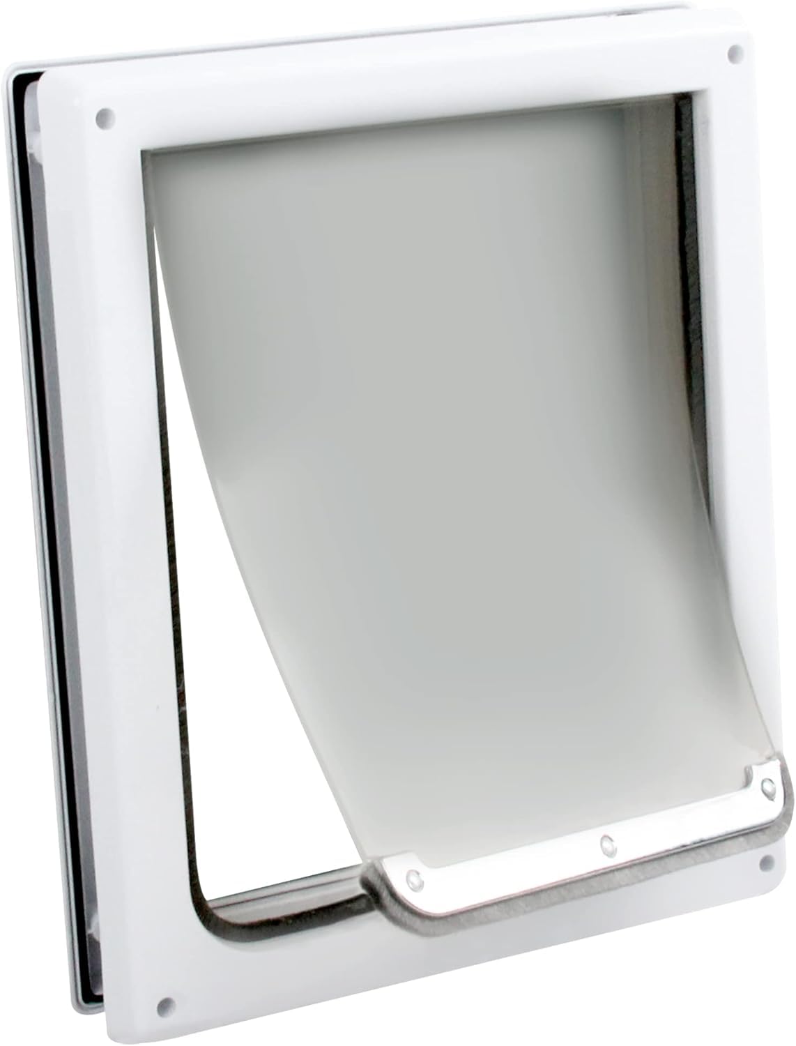 Pet Prime 2 Ways Locking Pet Flap Door For Dogs Pet Door with Transparent flap (Medium)