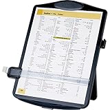 Easel Document Holders, Adjustable, 10 x 2 x 14 Inches, Black