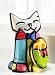 New Romero Britto Fun Cat Ceramic Authentic Figurine Sculpture Collectible Gift