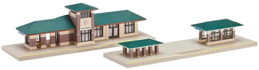 Kato USA Model Train Products North American Suburban Station kit