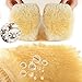 Fityou Women’s Genuine Sheepskin Insole Cozy Warm Fluffy Shoe Insoles for Wellies Slippers Boots with Latex Backing 7 B(M) US