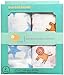 Sooo Soft Muslin Swaddle Blankets 70% Bamboo 30% Cotton Perfect Shower Gift Lions Stars for Baby Boy Girl Or Unisex Extra Large 47 in. x 47 in. 2 Pack