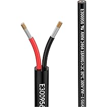 Câble 4 Conducteurs 20 AWG - 7,62 M - Cuivre étamé - Parfait Pour éclairage LED, Voiture, 5V/12V/24V DC