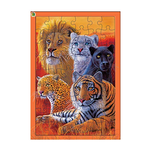 3D LiveLife Tray Jigsaw Puzzle Big Cats. Lenticular 3D Wild Cat