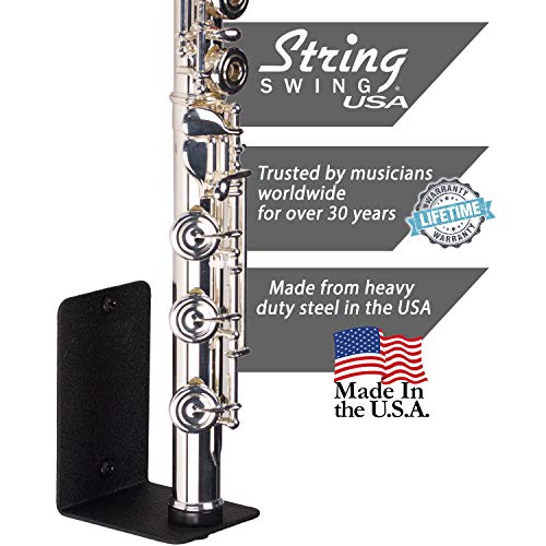 String Swing Flute Hanger Flat Wall Holder for all Flutes Stand