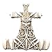Viking God Thor Bone Hammer Mjolnir Thunder Wall Sculpture Plaque Figurine