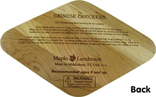 2-Person Chinese Checkers - Made in USA