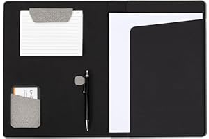 LHiDS Creative A4 Folio 2.0 with Stand, Business Portfolio Resume, 3-in-1 Padfolio with Magnetic Accessories, Work as Notebook Cover, Clipboard, Desktop Organizing Board for Home and Office, (Grey)