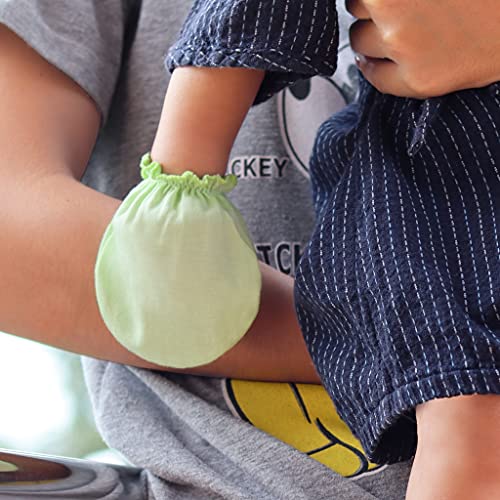 RATIVE Newborn Baby Cotton Gloves Sleep Sleeping No Scratch Mitten