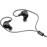 HiBy Yvain HiFi in-Ear Monitors, 4-Driver Precision Acoustic System, Tri-Way Crossover, Litz Single-Crystal Copper Cable, Ergonomic Comfort Fit &ndash; Ideal for Audiophiles &amp; Musicians