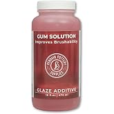 Penguin Pottery - CMC Gum Solution - Ceramic Glaze &amp; Underglaze Additive - Improves Brushability, Revives Dried Glaze, Prevents Cracking &amp; Smearing (1 Pint | 16 fl oz | 473 ml)