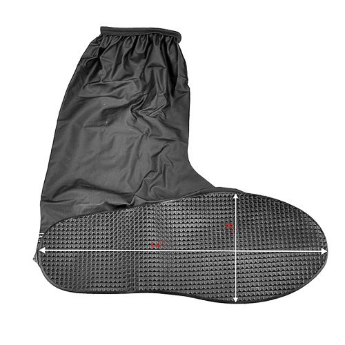 Rain Gear Boot Shoes Cover Gaiter Anti Slip Sole Side Zippered US Men Size 12-13