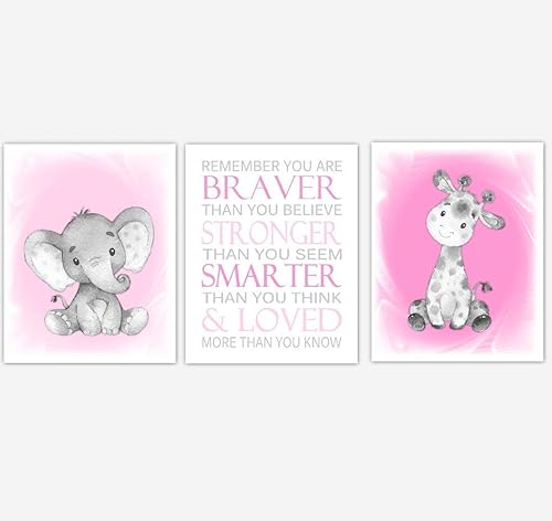 baby girl nursery wall art