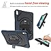 iPad Pro 11 2020 2nd Generation Case with Pencil Holder, Drop Resistant Case with 360 Degree Swivel Stand, Adjustable Hand Strap, Shoulder Strap for iPad Pro 11