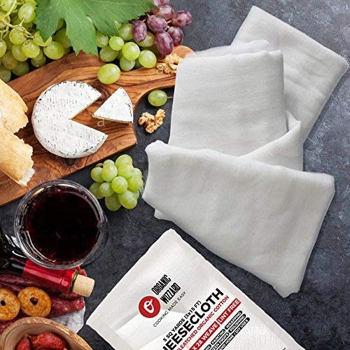 3 Cheesecloth+Unbleached+Washable+Reusable+Strainer