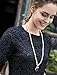 Fashion Earbuds Bluetooth Wireless earphones sport with Microphone and Volume Control In-ear Necklace for Women&kids