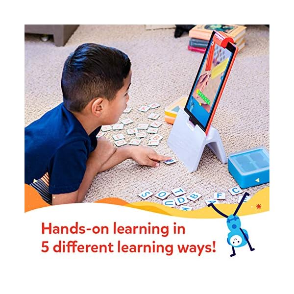Osmo - Genius Starter Kit für Fire-Tablet - 5 Lernspiele - 6-10 Jahre - Mathematik, Rechtschreibung, Kunst, Kreativität… – Bild 5