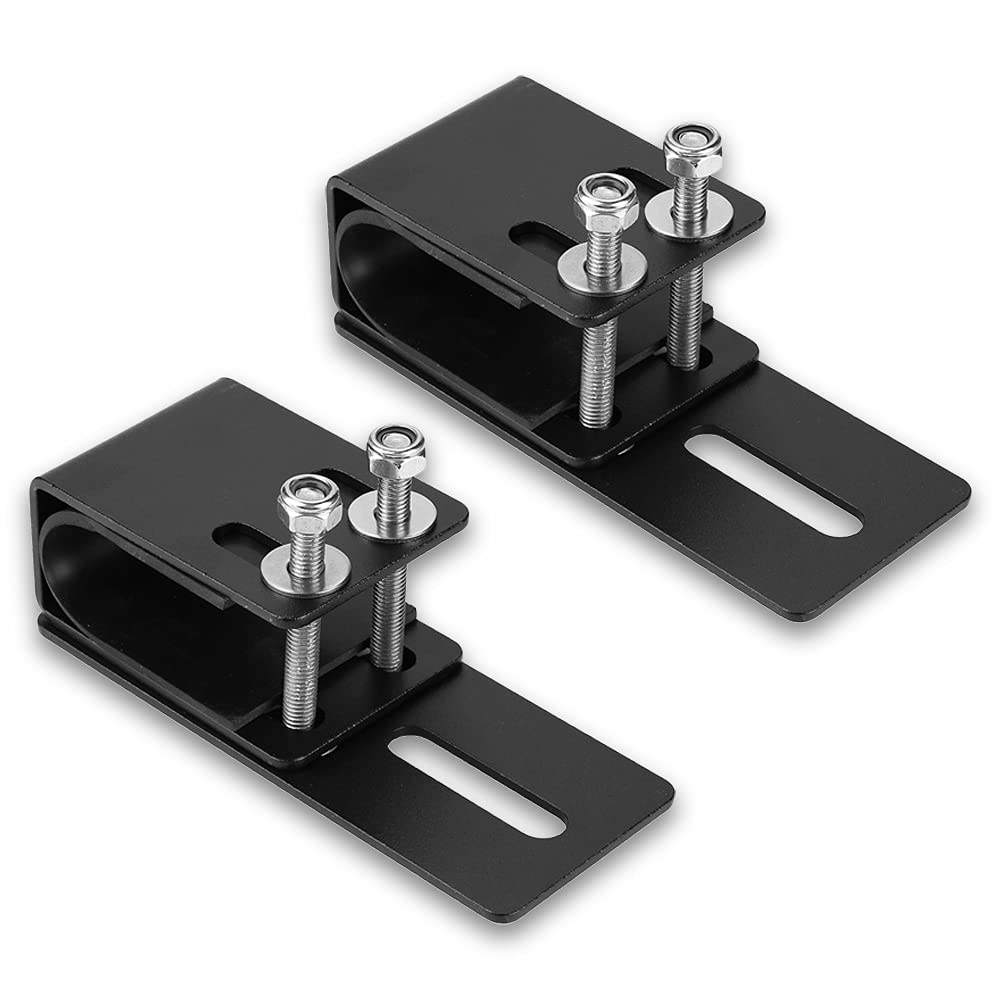 KIMISS Light Bar Headlight Mount Non-Slip clamp Mount for Driving Light Mount Universal for SUV, SUV, Vehicles with Luggage Rack