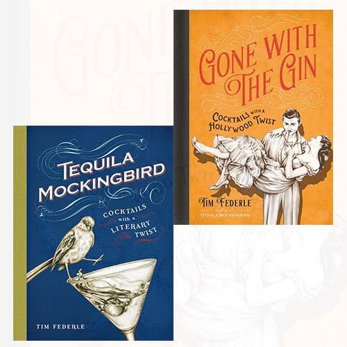 Tim federle tequila mockingbird,gone with the gin 2 books collection set Hardcover – 2018