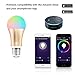 ACEMAX Smart WIFI RGB LED Light Bulb,Compatible with Alexa,Google Home Assistant,No Hub Required,with App Control,WIFI,Timer,Multi Scenes Choices and Dimmable Multicolored Color Changing