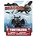 Dreamworks Dragons Toothless (Sitting and Smiling) Mini Figure 2 Inches