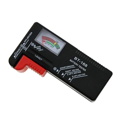 Simxen Battery Tester for AA/AAA/C/D/9-volt Rectangular and Button Cell Batteries