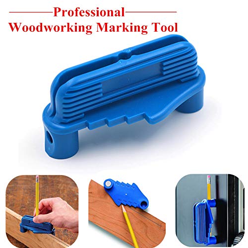 Rockler Center/Offset Marking Gauge Tool 53098 Center Scriber Rockler Centre Woodworking Marking Finder Tool Fits Standard Wooden Pencils (1ocs)