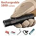 High Lumen 18650 Flashlight Rechargeable: JETBeam KO-01 Powerful Torch Light with Clip, Super Bright 1080 Lumen, Waterproof, Best Outdoor/EDC/Law Enforcement Strobe Flashlight, Include 18650 Battery