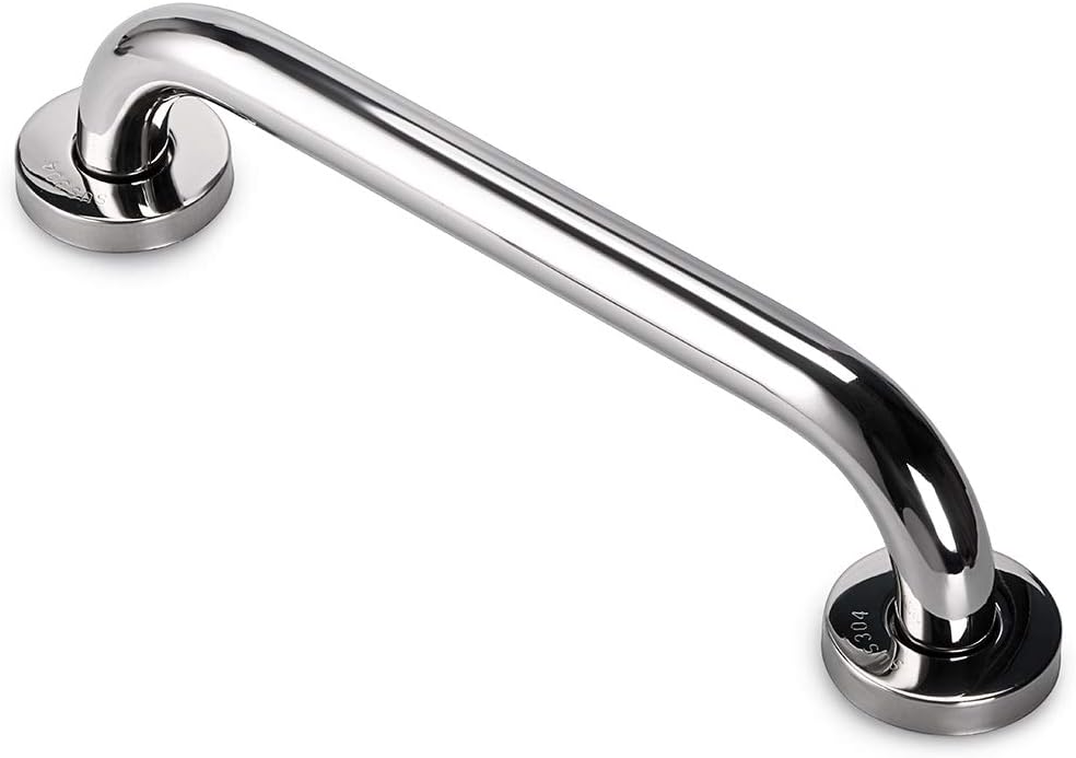 BTSKY Stainless Steel Bath Grab Shower Handle for Bathtub Toilet