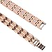 Feraco Solid Copper Bracelets for Men Arthritis Pain Relief Strong Magnetic Therapy Bracelet, Adjustable