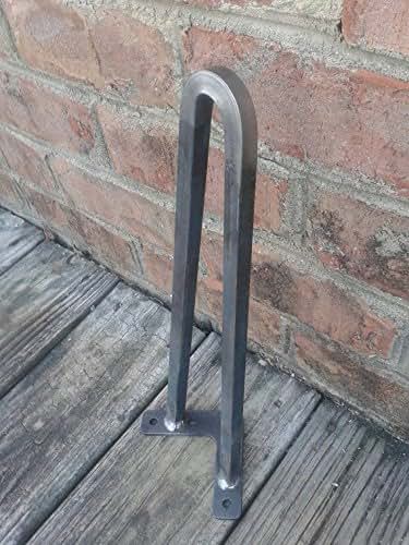 Amazon.com: Square Bar Raw Steel 20" Hairpin Legs - Heavy 
