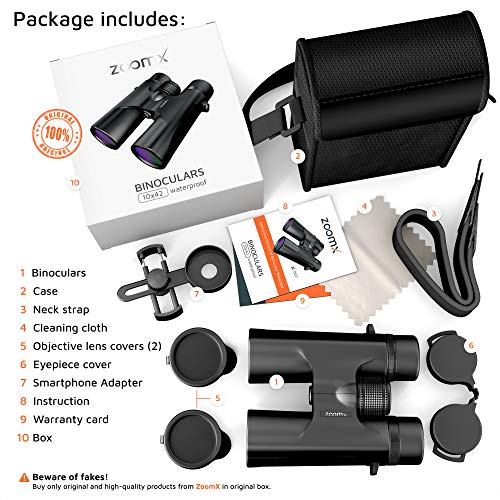 5 Binoculars+Waterproof+Lightweight+Sightseeing+Smartphone