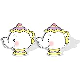 SEIRAA Fairytale Movie Inspired Teapot Dangle Earrings Fairytale Earrings for Her