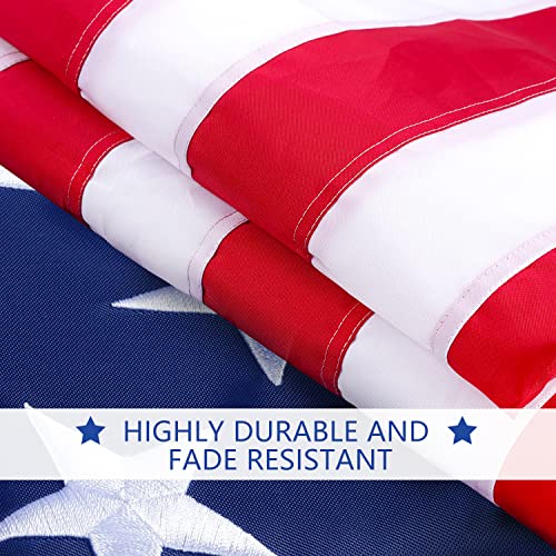 Homissor American Flag 3X5 FT Heavy Duty, US Flag 3X5 Outdoor with