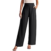 NIMIN High Waisted Dressy Pants for Women Straight Leg Business Casual Work Trousers Office Slacks with Pockets